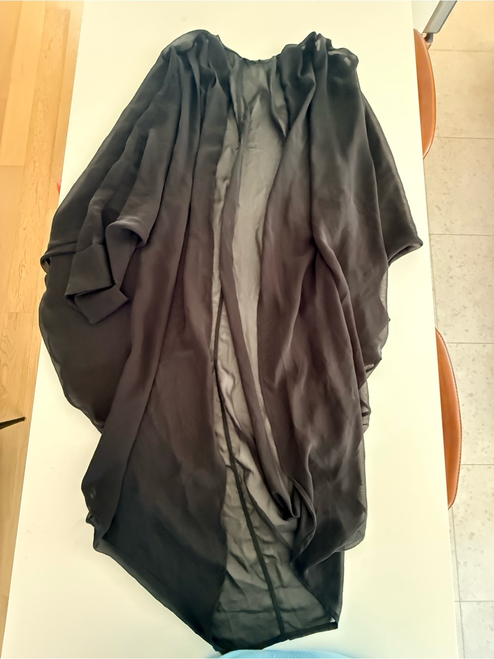 Vintage American Apparel Black Sheer Cardigan